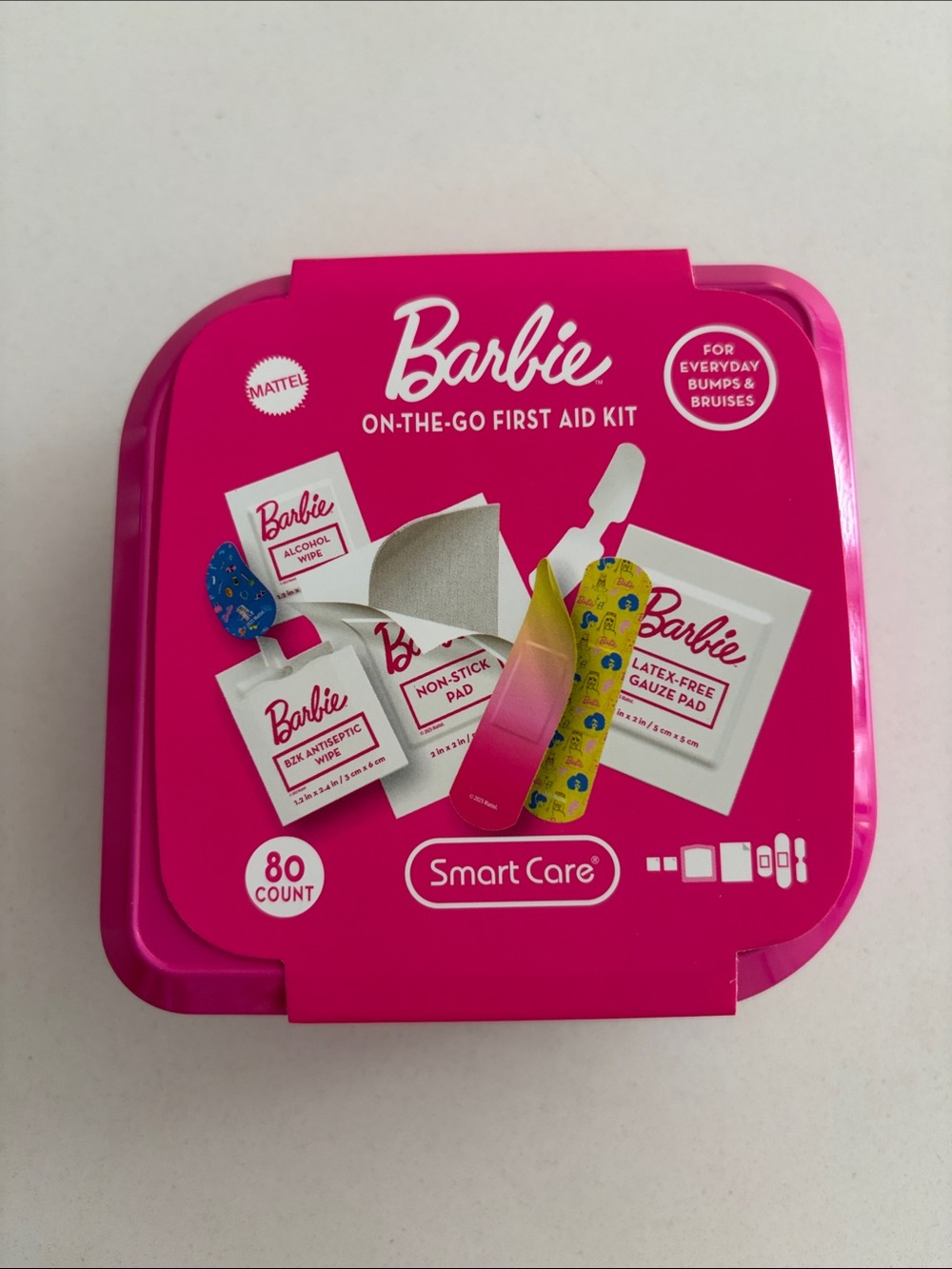 Barbie On-The-Go First Aid Kit - Hot Pink with Yellow Accent